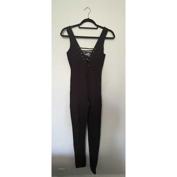Forever 21 Lace Up Full Bodysuit - Picture 1 of 4